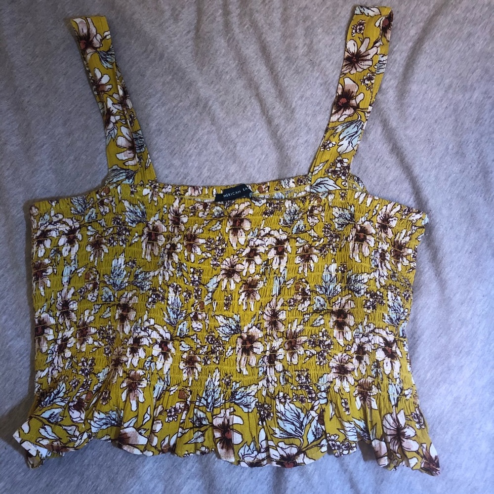 Smocked crop top